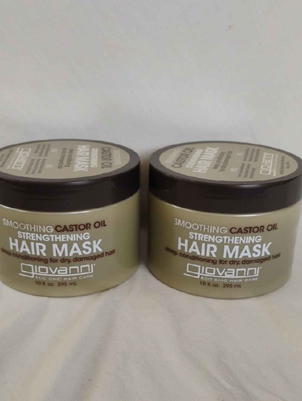 Strengthening Hair Mask with Smoothing Castor Oil - Olive Lot Of 2 10fl Oz Each